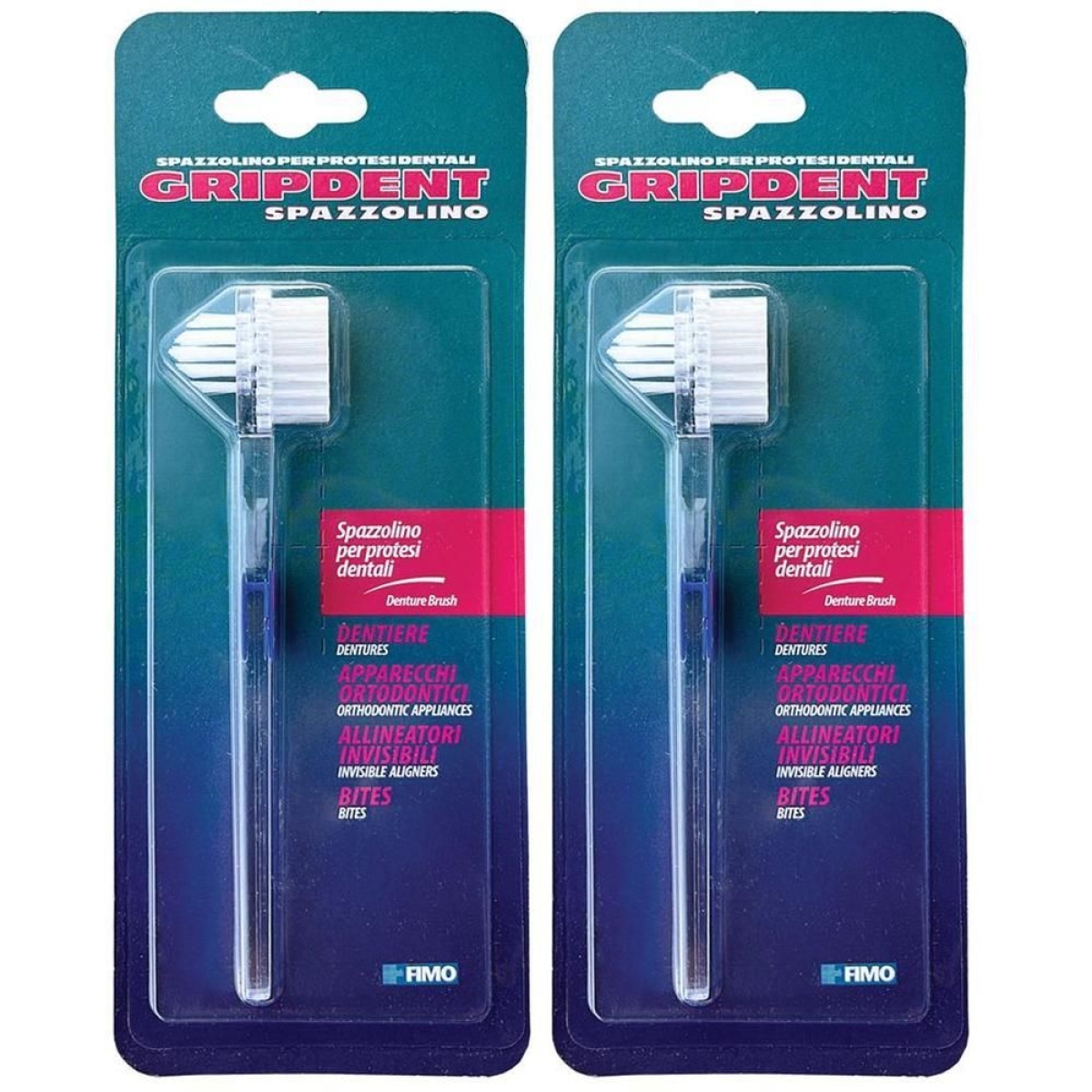 Acquista Online gripdent spazzolino per protesi dentali 2x1 st e Cerca il miglior prezzo