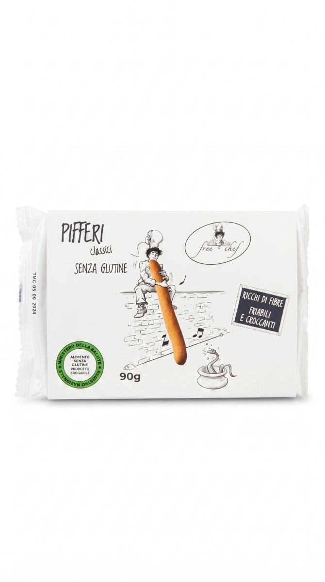 Acquista Online Grissini free chef pifferi classici senza glutine, 90g e Cerca il miglior prezzo