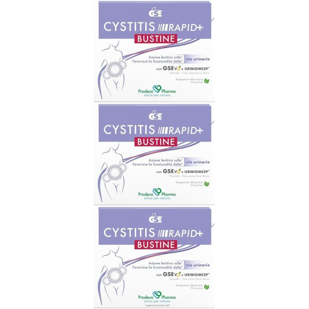 Acquista Online gse cystitis rapid+ 10 bustine 3x34 g polvere per soluzione orale e Cerca il miglior prezzo