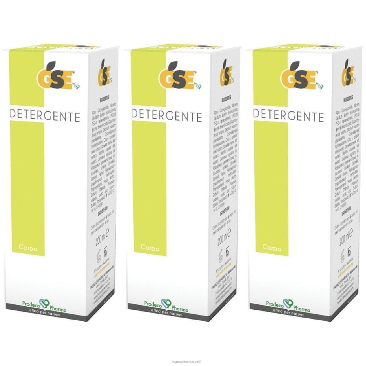 Acquista Online gse detergente corpo 200 ml 3x200 ml sapone liquido e Cerca il miglior prezzo