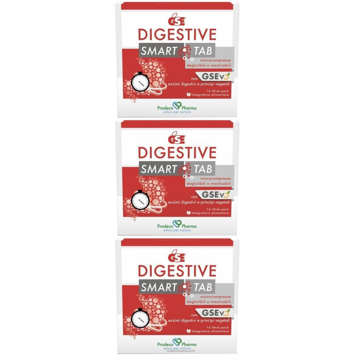 Acquista Online gse digestive smart tab 16 stick pack 3x25,6 g e Cerca il miglior prezzo