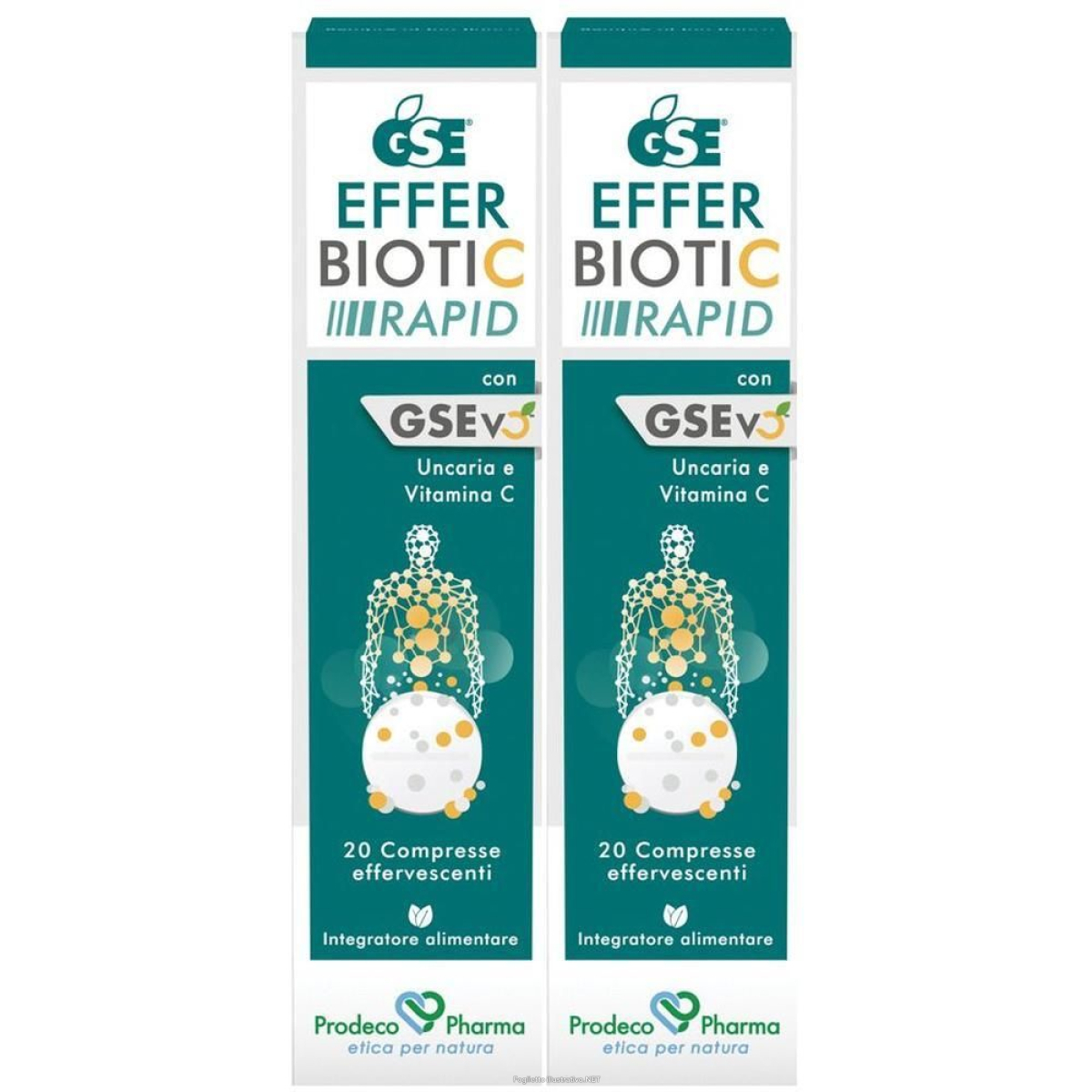 Acquista Online gse efferbiotic rapid 20 compresse 2x84 g e Cerca il miglior prezzo