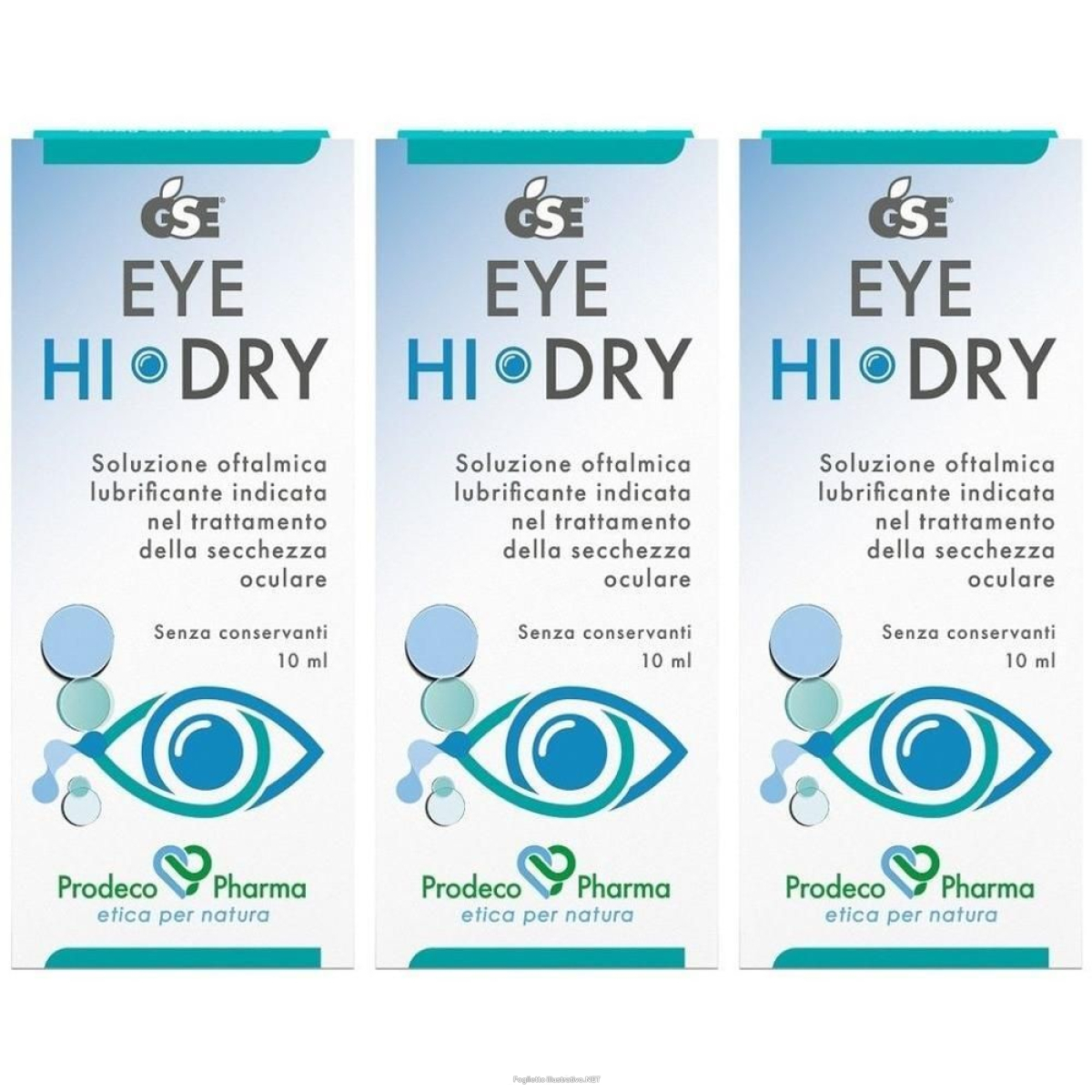 Acquista Online gse eye hi-dry soluzione oftalmica 3x10 ml e Cerca il miglior prezzo