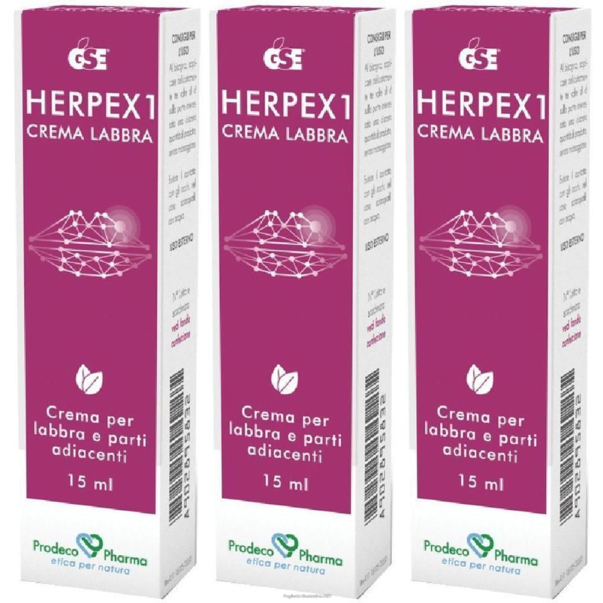 Acquista Online gse herpex 1 crema 15 ml 3x15 ml e Cerca il miglior prezzo