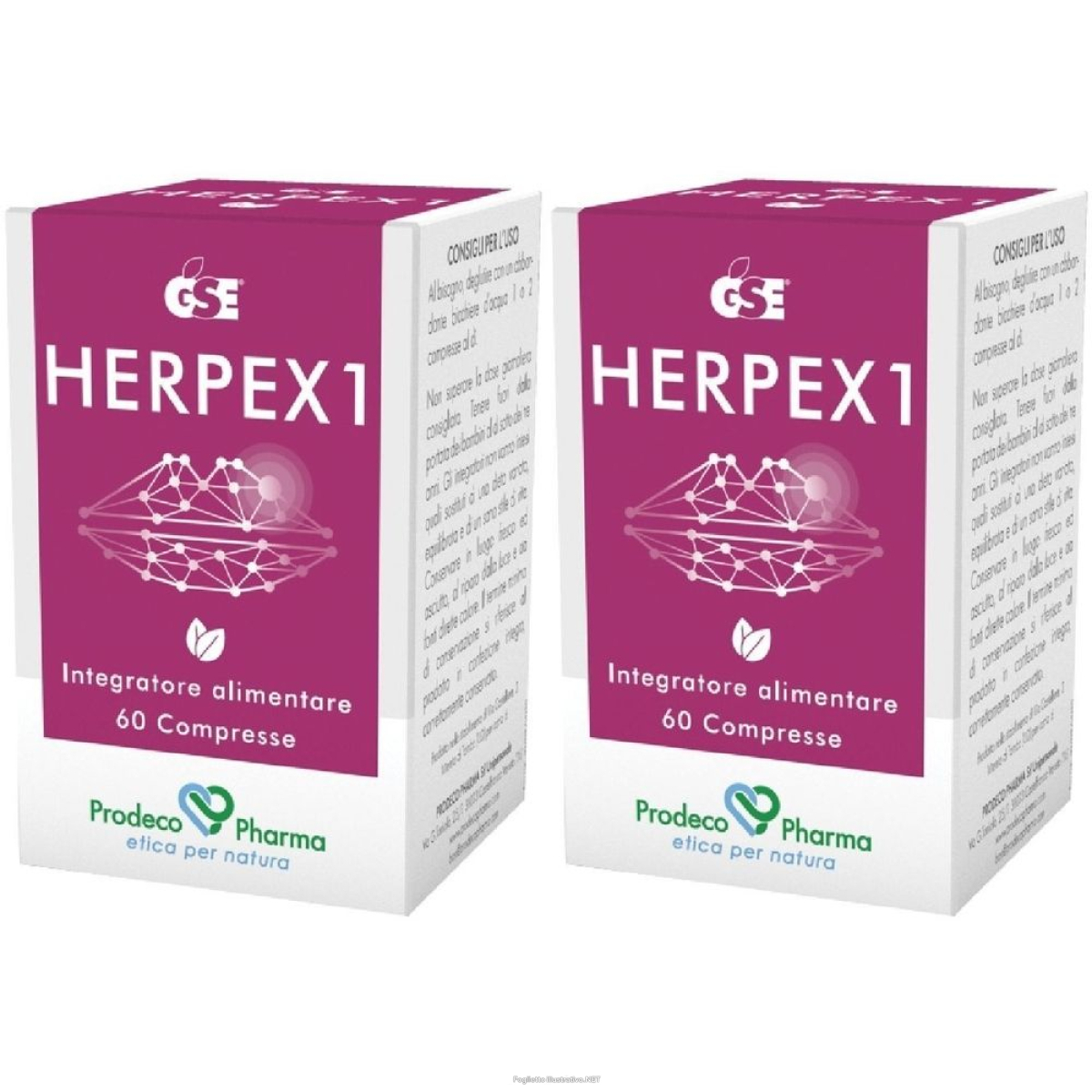 Acquista Online gse® herpex1 set da 2 2x60 g compresse e Cerca il miglior prezzo