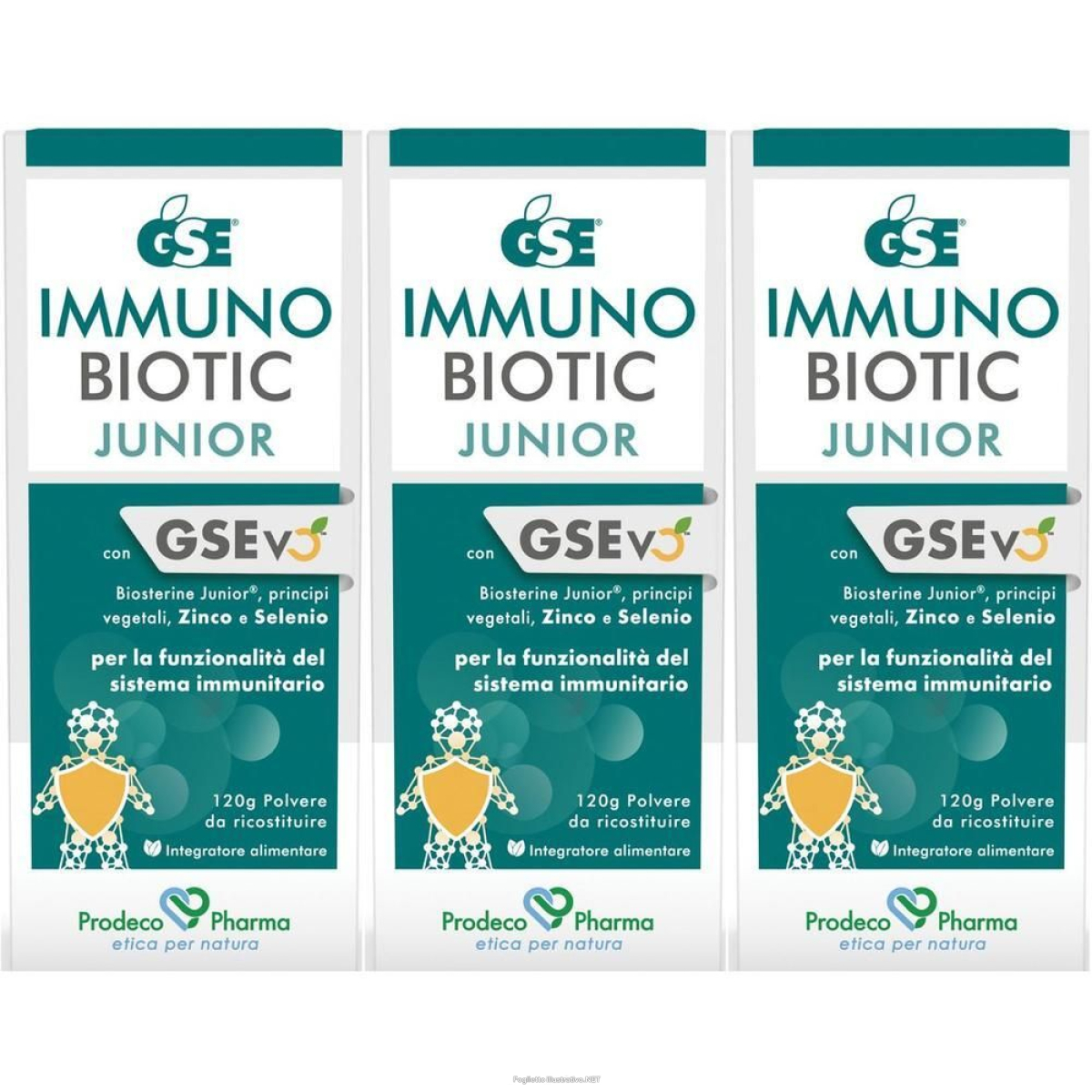 Acquista Online gse immunobiotic junior 3x120 g polvere per soluzione orale e Cerca il miglior prezzo