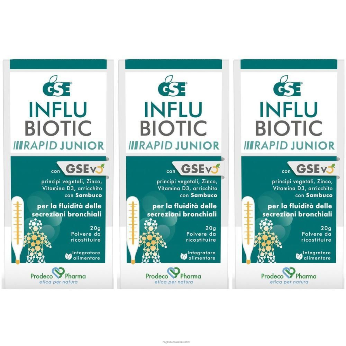 Acquista Online gse influbiotic rapid junior 3x20 g polvere per soluzione orale e Cerca il miglior prezzo