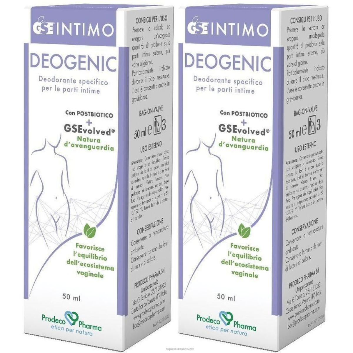 Acquista Online gse intimo deogenic spray 2x50 ml e Cerca il miglior prezzo