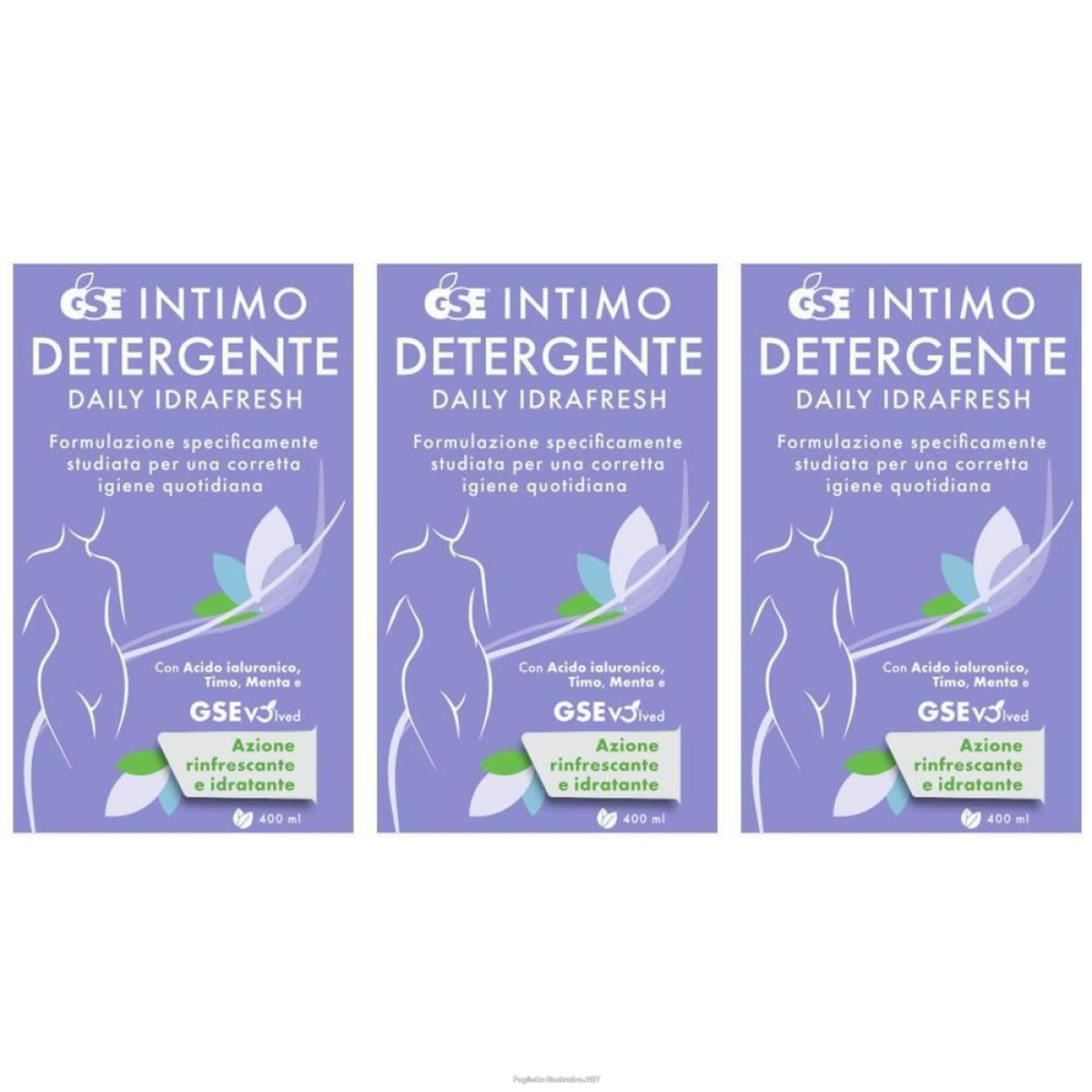 Acquista Online gse intimo detergente daily idrafresh 3x400 ml e Cerca il miglior prezzo
