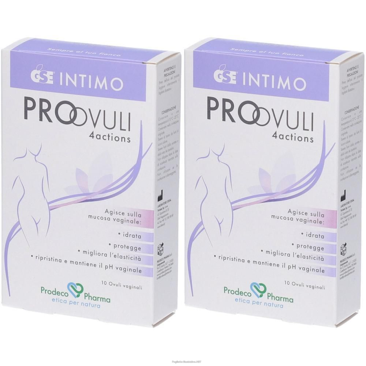 Acquista Online gse intimo proovuli 4 actions ovuli vaginali 2x10x1,6 g e Cerca il miglior prezzo