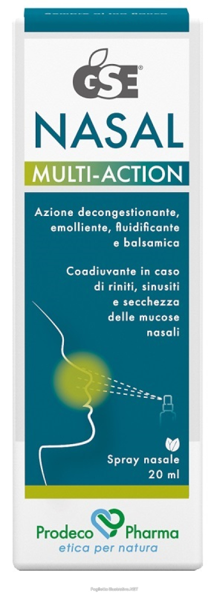 Acquista Online gse nasal multi-action 20 ml spray nasale decongestionante e Cerca il miglior prezzo