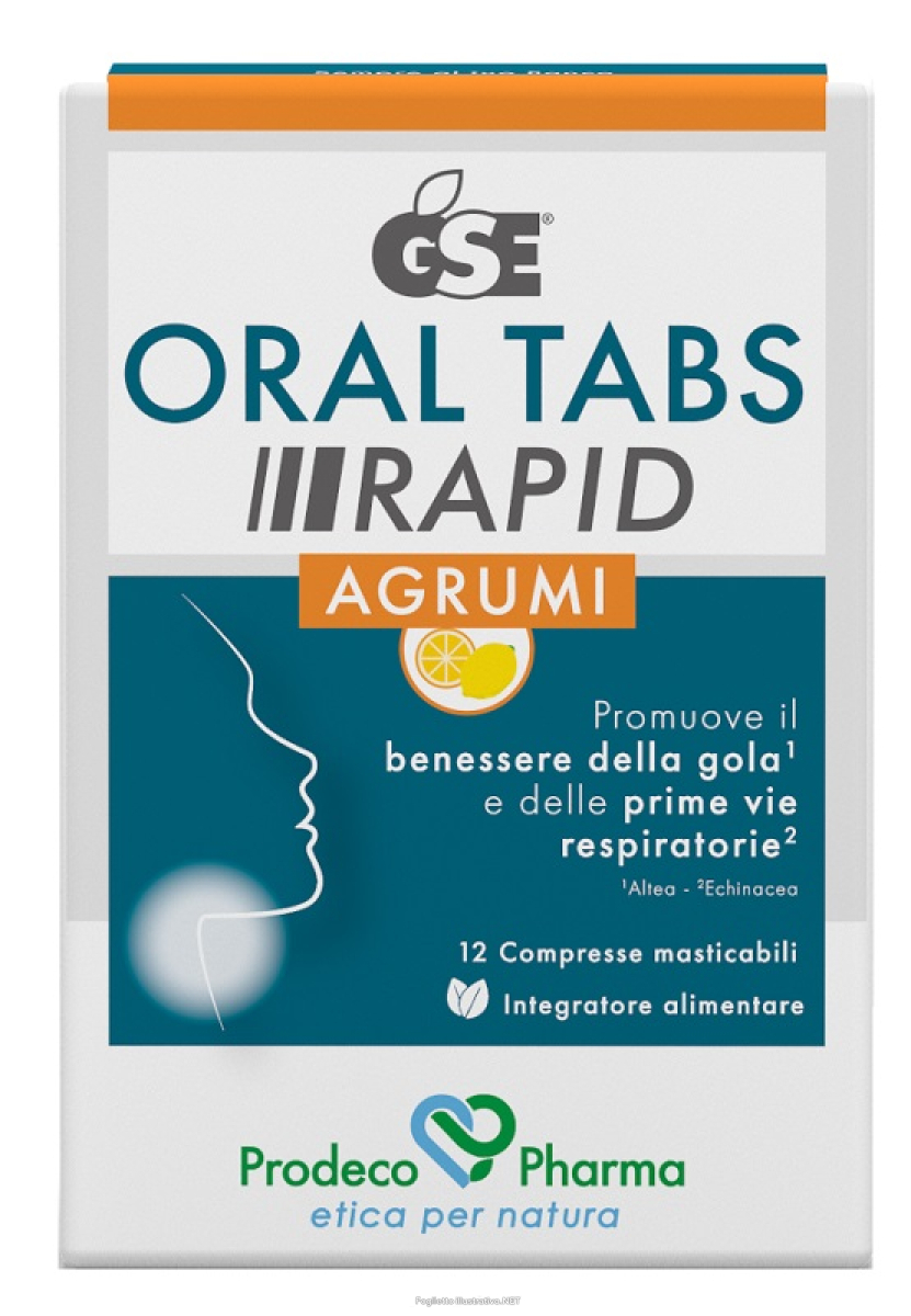 Acquista Online gse oral tabs rapid agrumi 12 compresse masticabili e Cerca il miglior prezzo