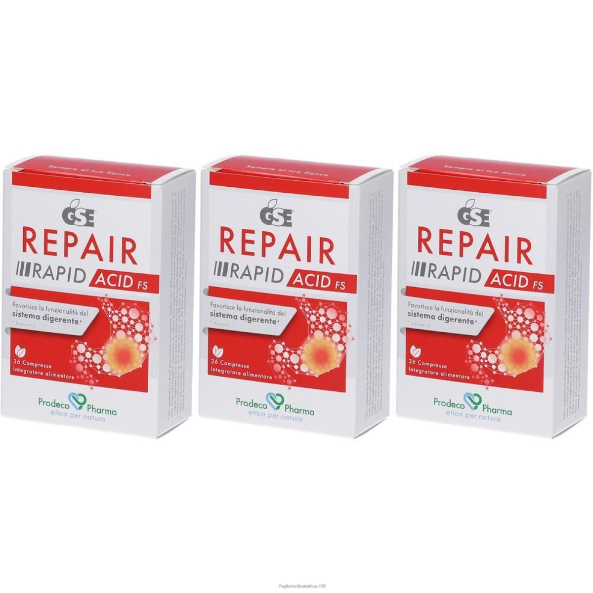 Acquista Online gse repair rapid acid fs compresse 3x43,2 g e Cerca il miglior prezzo
