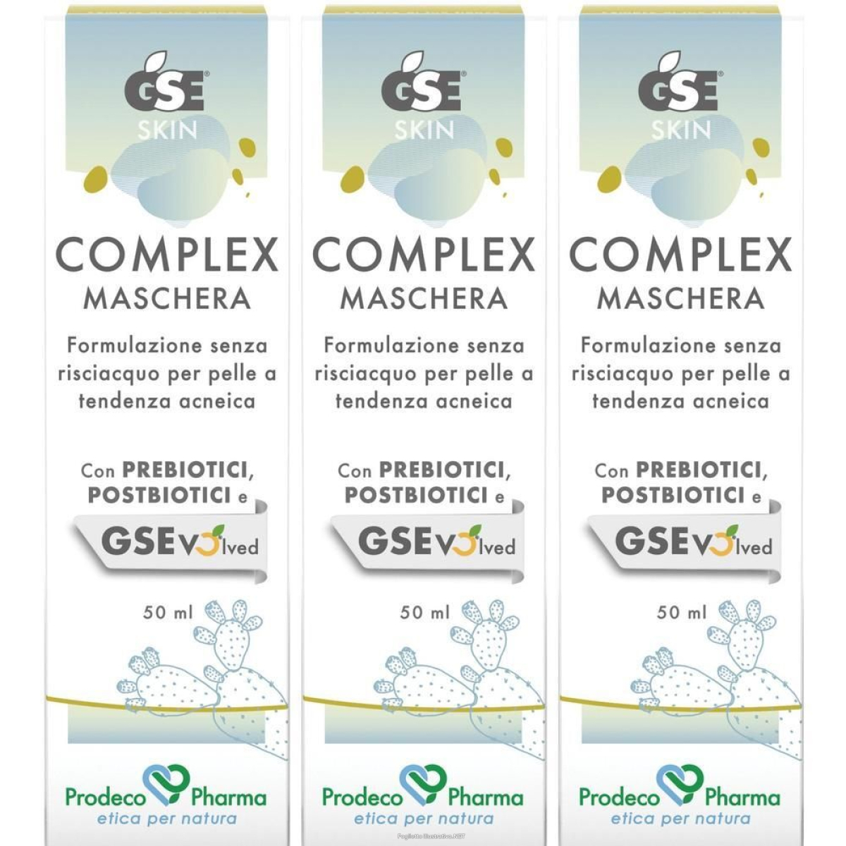 Acquista Online gse skin complex maschera pelle a tendenza acneica 50 ml 3x50 ml emuls e Cerca il miglior prezzo