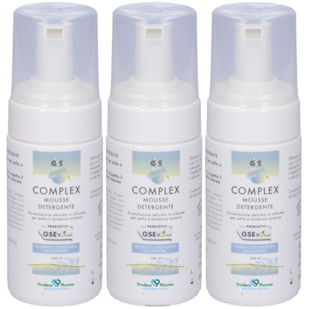 Acquista Online gse skin complex mousse detergente pelle a tendenza acneica 100 ml 3x1 e Cerca il miglior prezzo