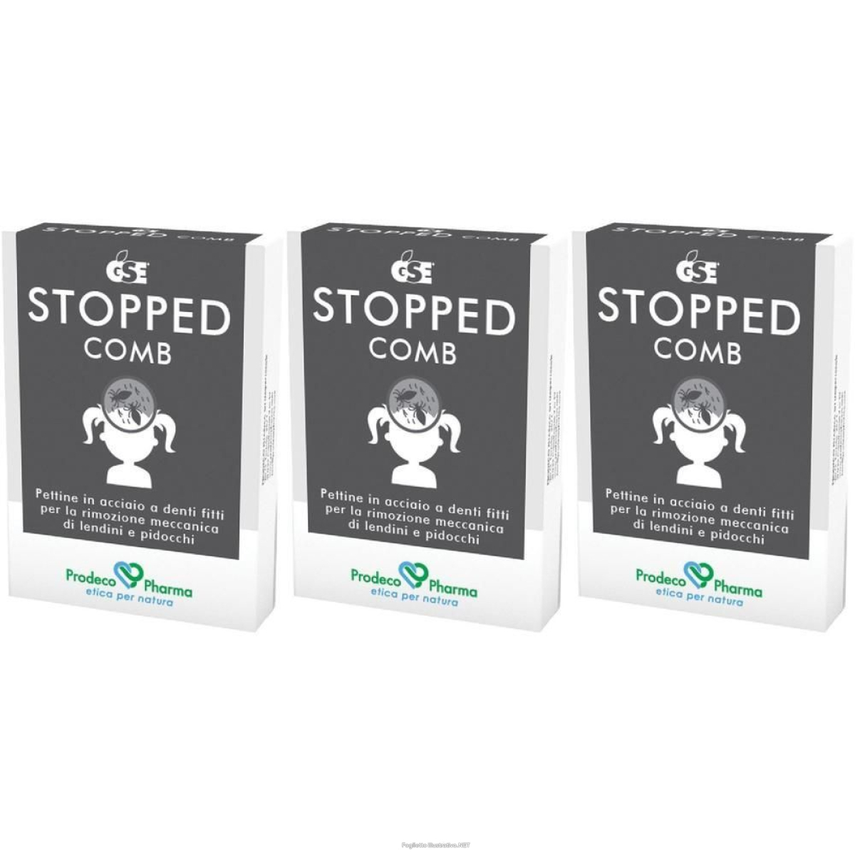 Acquista Online gse stop ped comb pettine per pidocchi e lendini 3x1 st e Cerca il miglior prezzo