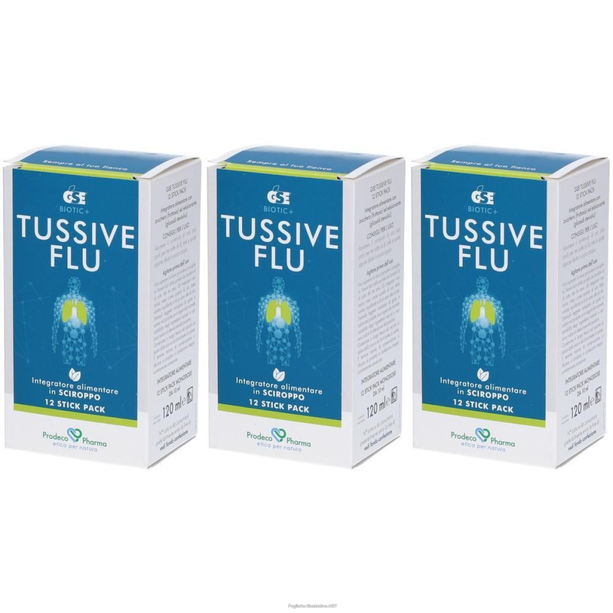 Acquista Online gse tussive flu 12 stickpack 3x120 ml soluzione orale e Cerca il miglior prezzo