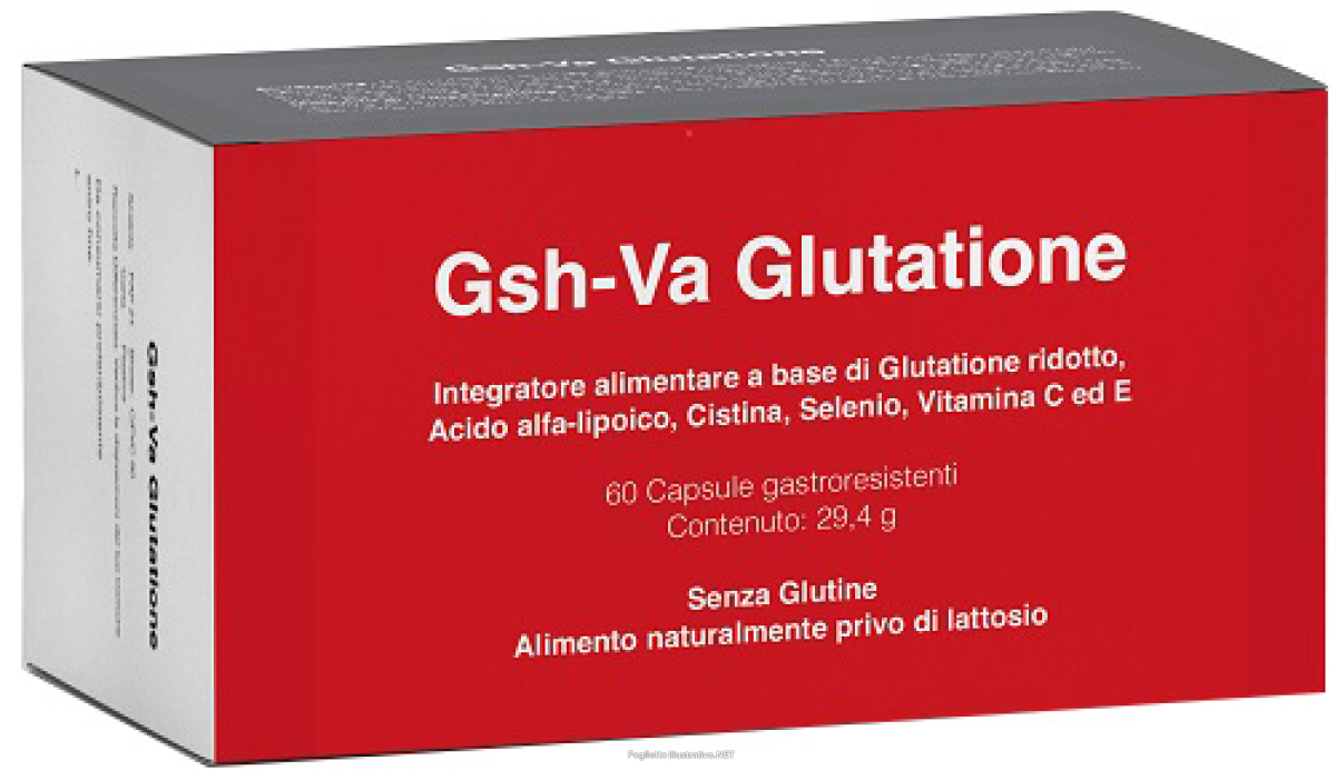 Acquista Online gsh-va glutatione 60 capsule gastroresistenti da 490 mg e Cerca il miglior prezzo