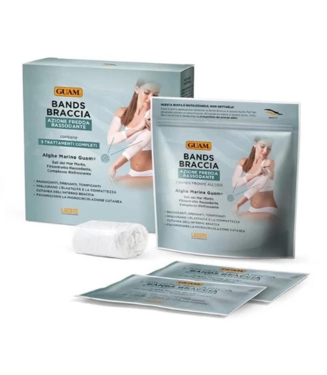 Acquista Online Guam bands braccia ad azione fredda trattamento tonificante e rassodante + 3 ricariche e Cerca il miglior prezzo