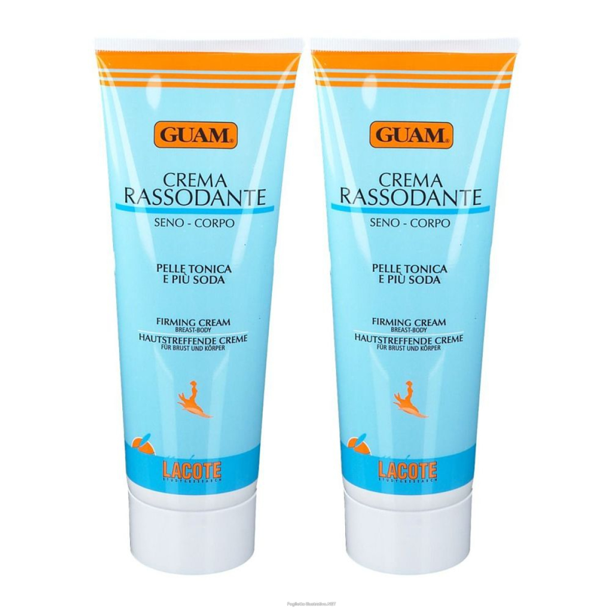Acquista Online guam® crema rassodante seno-corpo set da 2 2x250 ml e Cerca il miglior prezzo