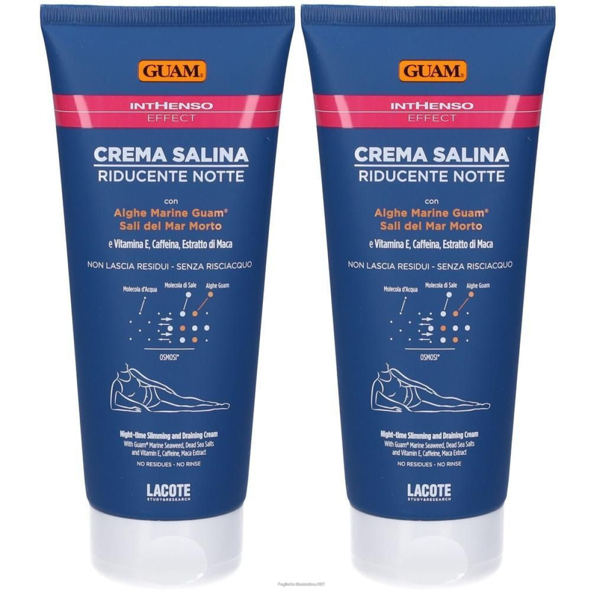 Acquista Online guam crema salina riducente notte 2x200 ml e Cerca il miglior prezzo
