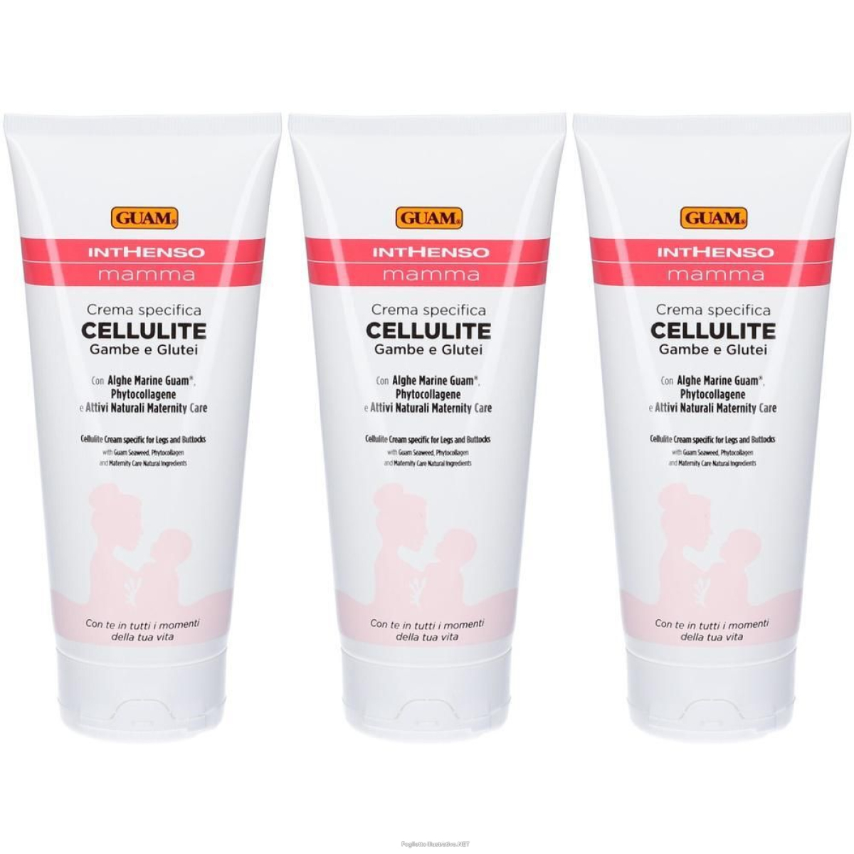 Acquista Online guam crema specifica cellulite gambe e glutei inthenso mamma 3x200 ml e Cerca il miglior prezzo