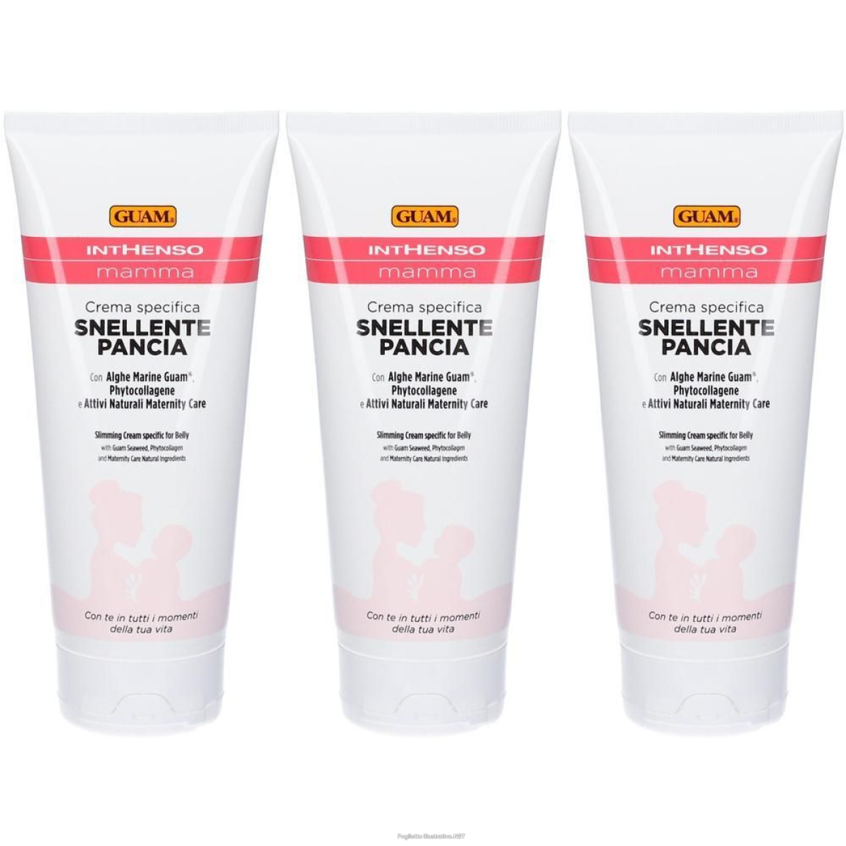 Acquista Online guam crema specifica snellente pancia inthenso mamma 3x200 ml e Cerca il miglior prezzo