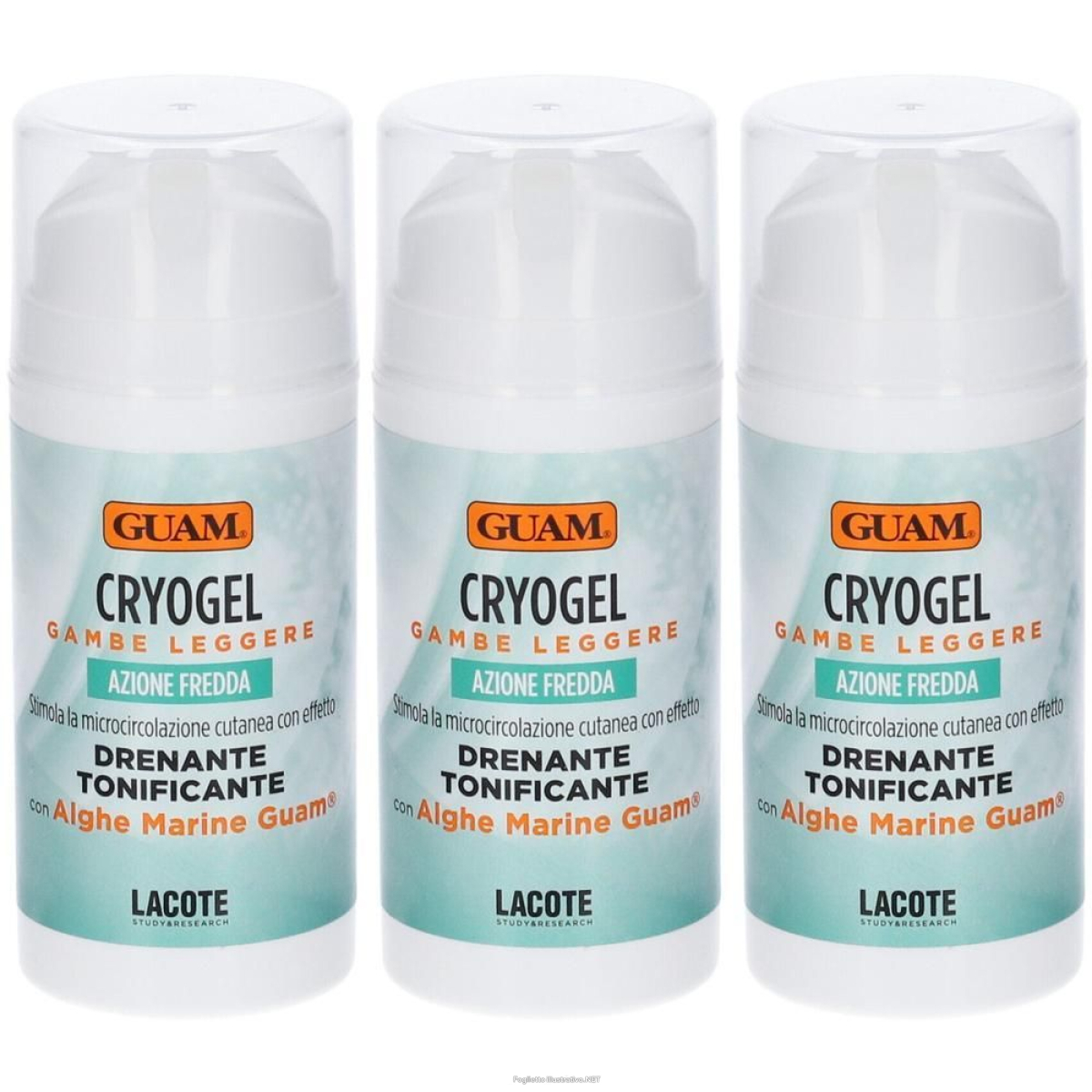 Acquista Online guam® cryogel gambe leggere 3x100 ml e Cerca il miglior prezzo
