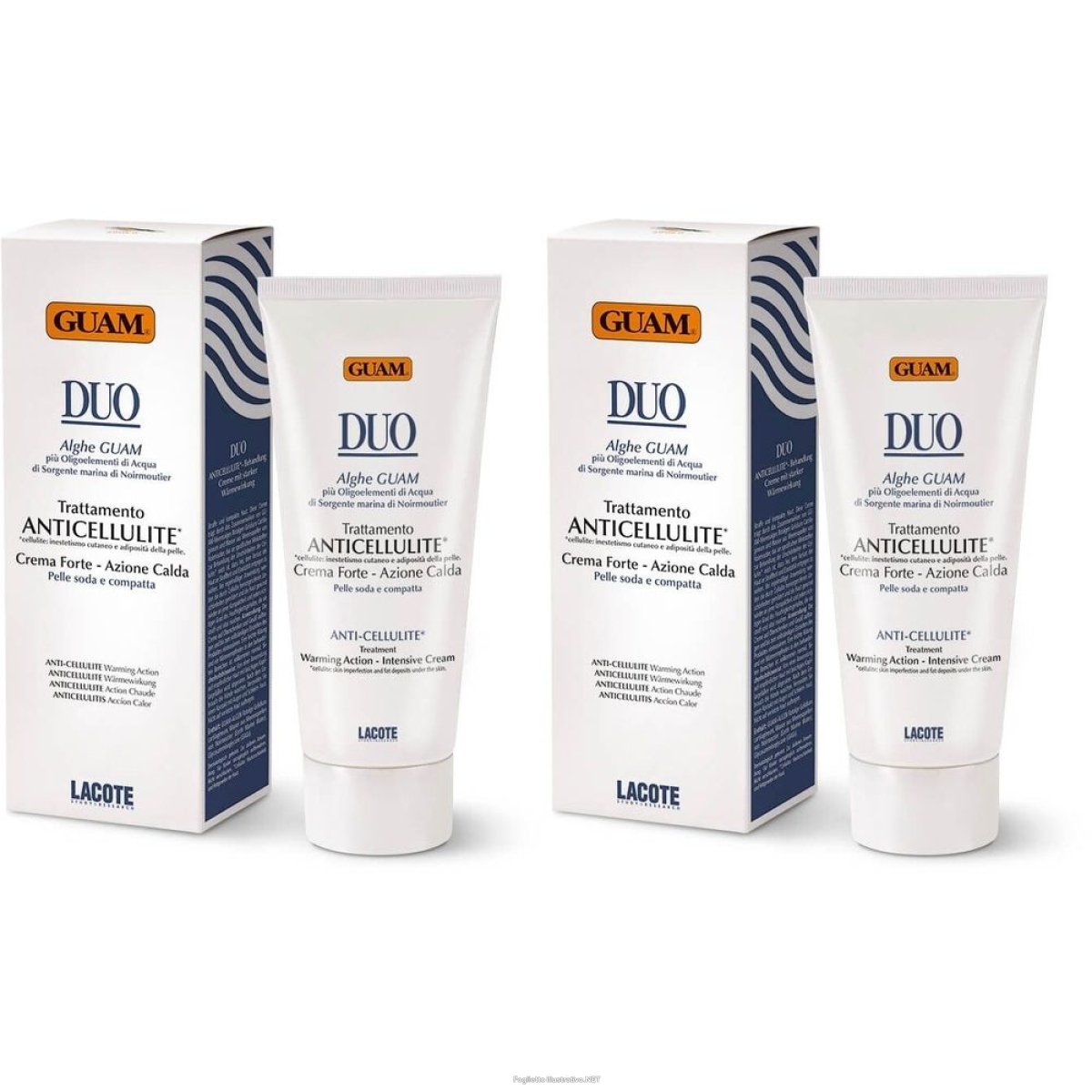 Acquista Online guam® duo crema anticellulite azione calda set da 2 2x200 ml per e Cerca il miglior prezzo