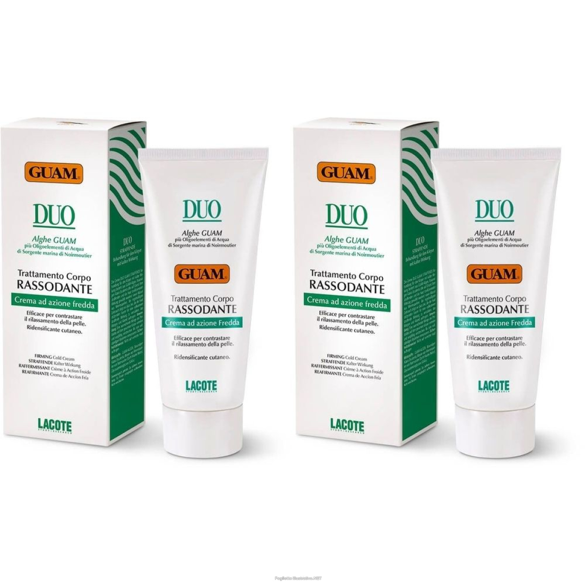 Acquista Online guam® duo crema rassodante azione fredda set da 2 2x200 ml e Cerca il miglior prezzo