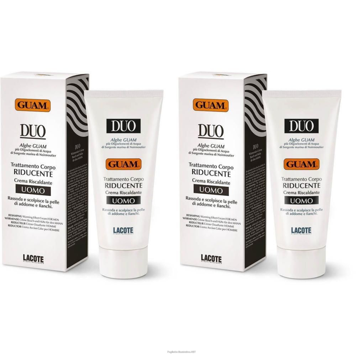 Acquista Online guam® duo crema riducente uomo 2x200 ml e Cerca il miglior prezzo