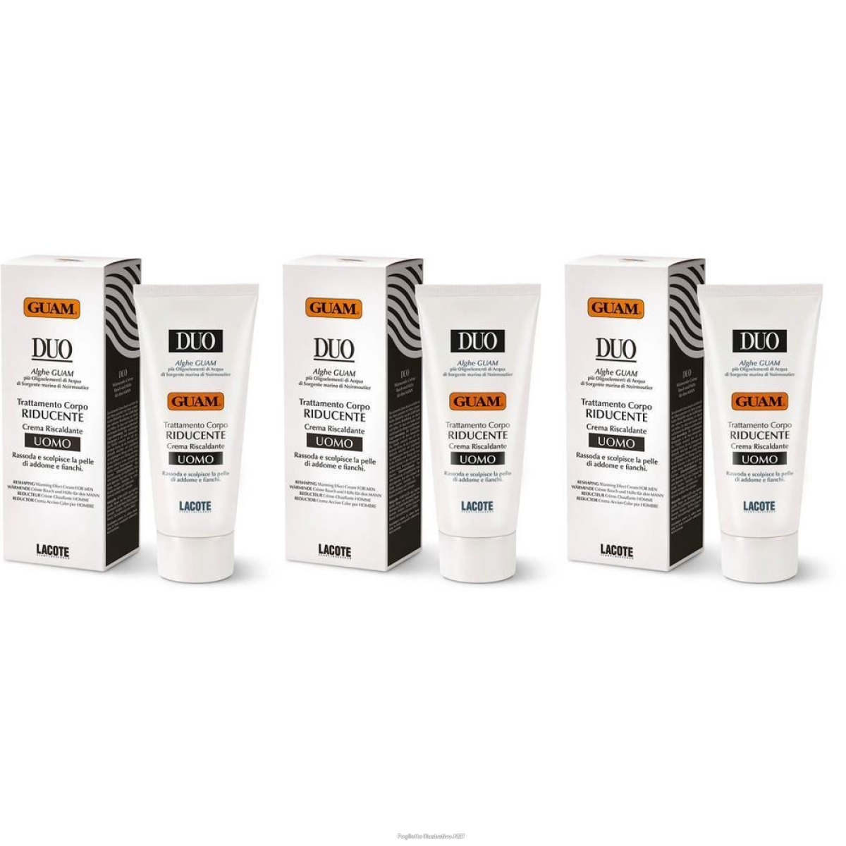 Acquista Online guam® duo crema riducente uomo 3x200 ml e Cerca il miglior prezzo
