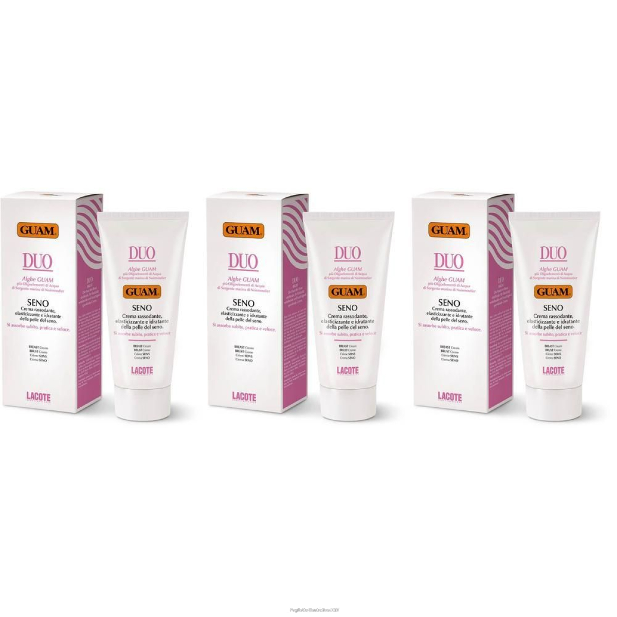 Acquista Online guam® duo crema seno 3x150 ml e Cerca il miglior prezzo