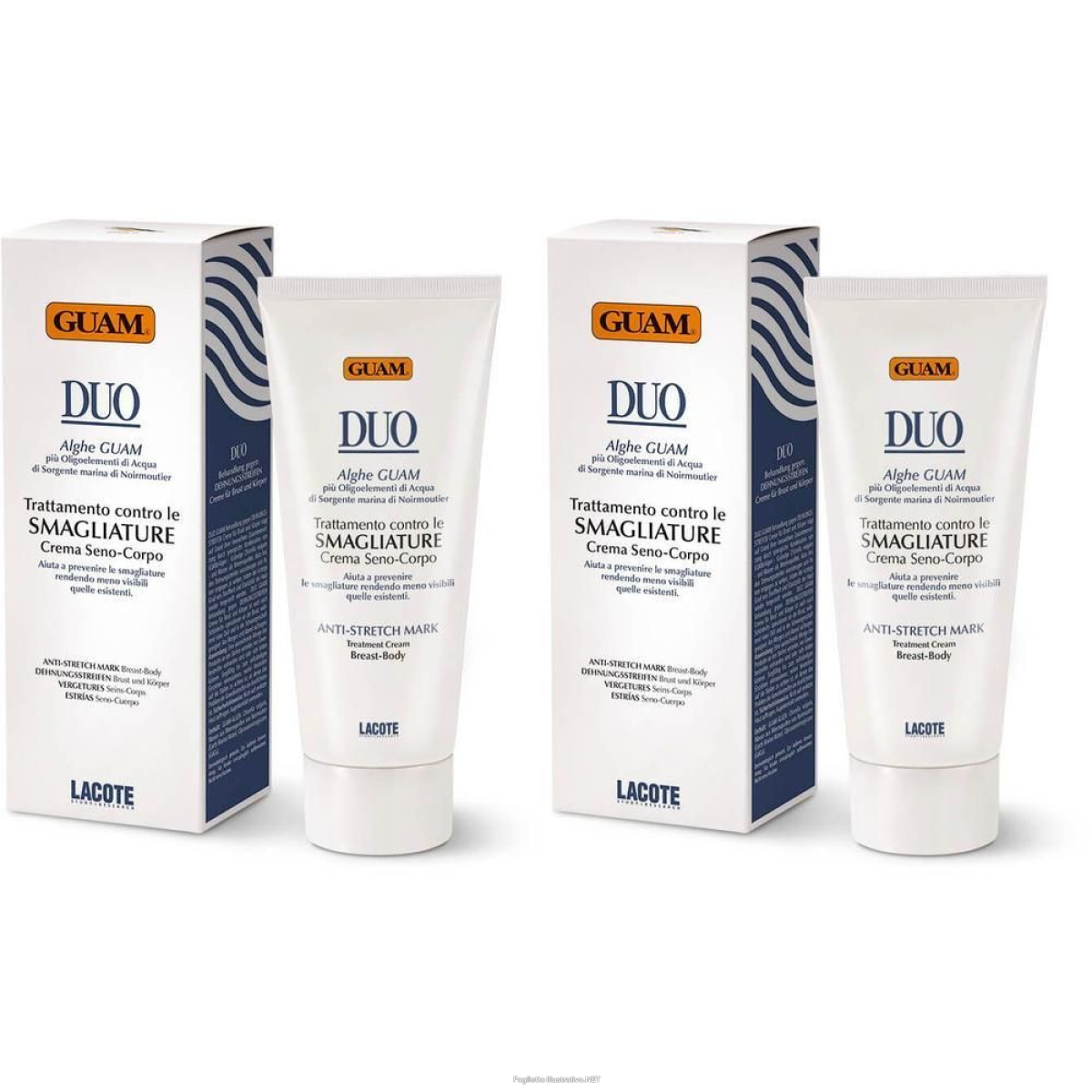 Acquista Online guam® duo crema smagliature seno-corpo 2x200 ml e Cerca il miglior prezzo