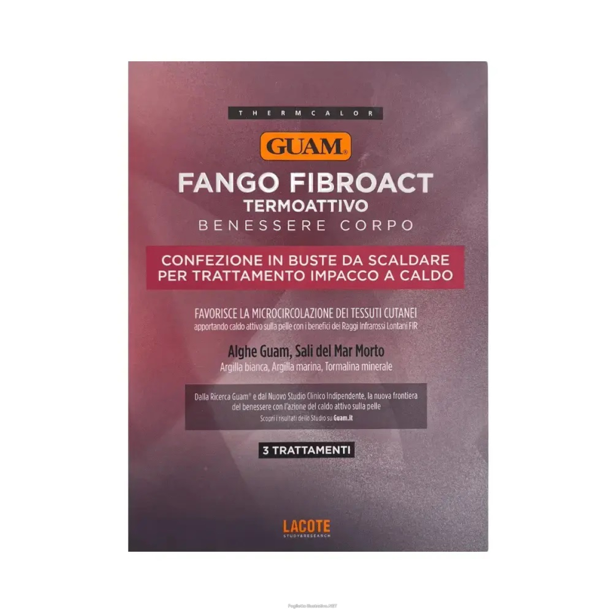 Acquista Online guam fango fibroact termoattivo benessere corpo 3 buste da 110 grammi e Cerca il miglior prezzo