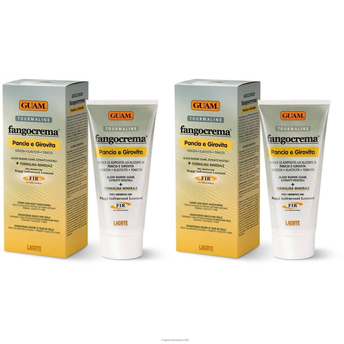 Acquista Online guam® fangocrema® fir pancia e girovita set da 2 2x150 ml crema e Cerca il miglior prezzo