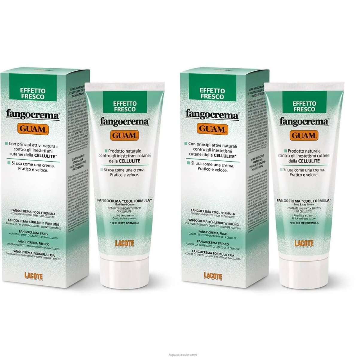 Acquista Online guam® fangocrema fresco set da 2 2x250 ml crema e Cerca il miglior prezzo