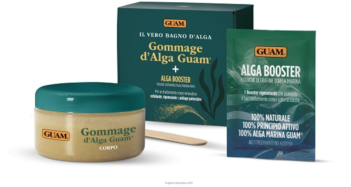Acquista Online guam il vero bagno d'alga gommage e booster - esfoliante e drenante anticellulite, 250 ml + 15 g e Cerca il miglior prezzo