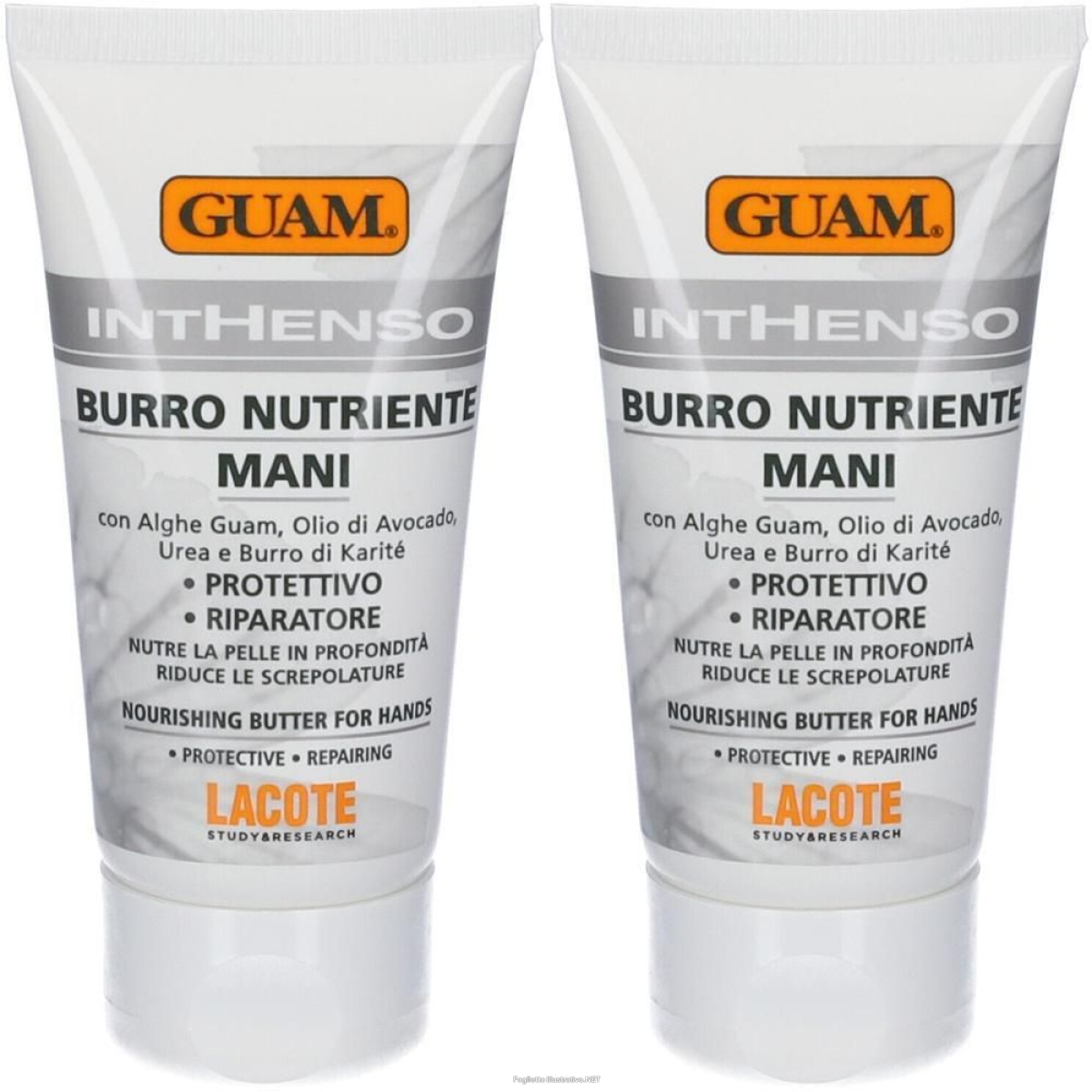 Acquista Online guam® inthenso burro nutriente mani 2x50 ml e Cerca il miglior prezzo