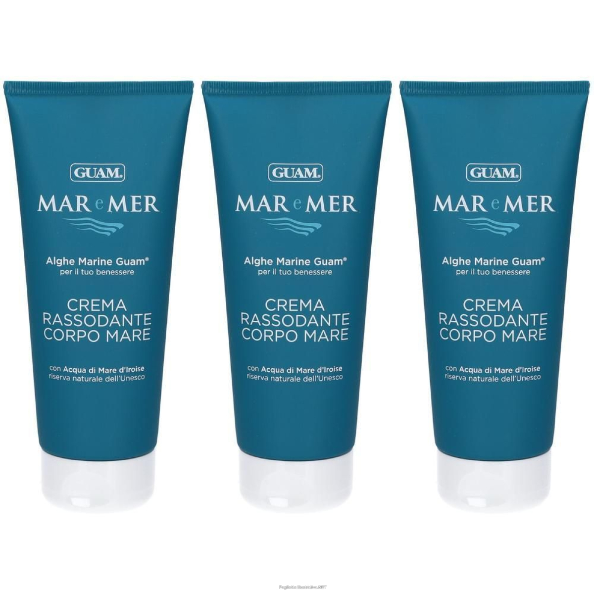 Acquista Online guam mar e mer crema rassodante corpo 3x200 ml e Cerca il miglior prezzo