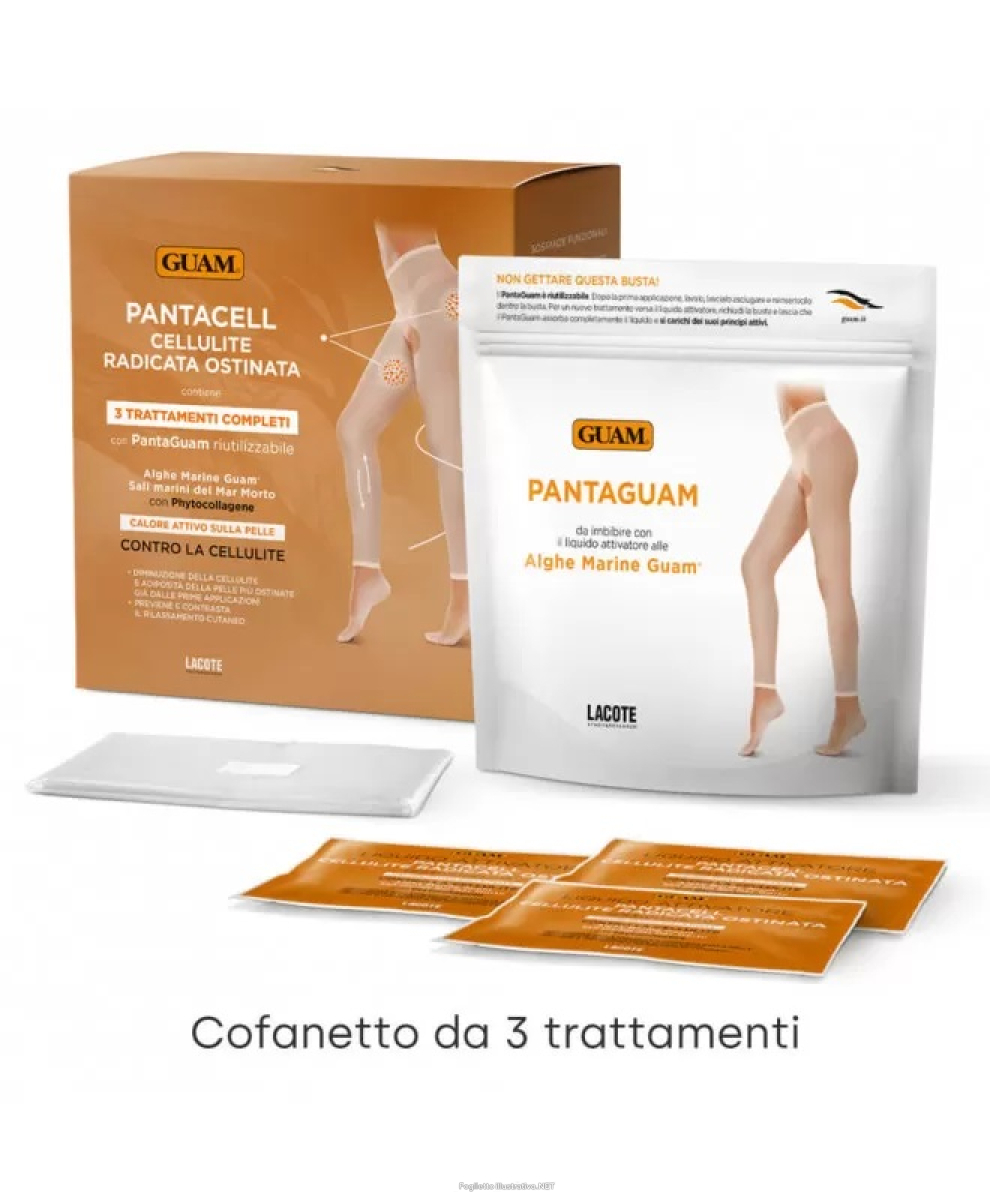 Acquista Online guam, pantacell cellulite radicata e ostinata, 3 trattamenti + pantalone sauna e Cerca il miglior prezzo