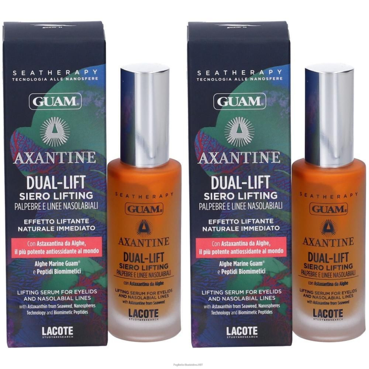 Acquista Online guam seatherapy axantine dual lift siero lifting palpebre 2x30 ml e Cerca il miglior prezzo