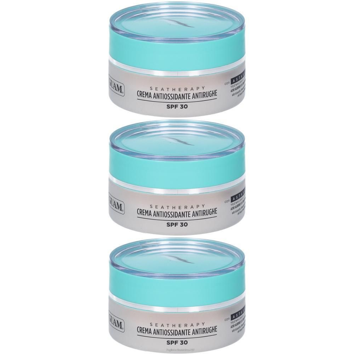 Acquista Online guam seatherapy crema antiossidante spf30 viso astaxantina 50 ml 3x50 e Cerca il miglior prezzo