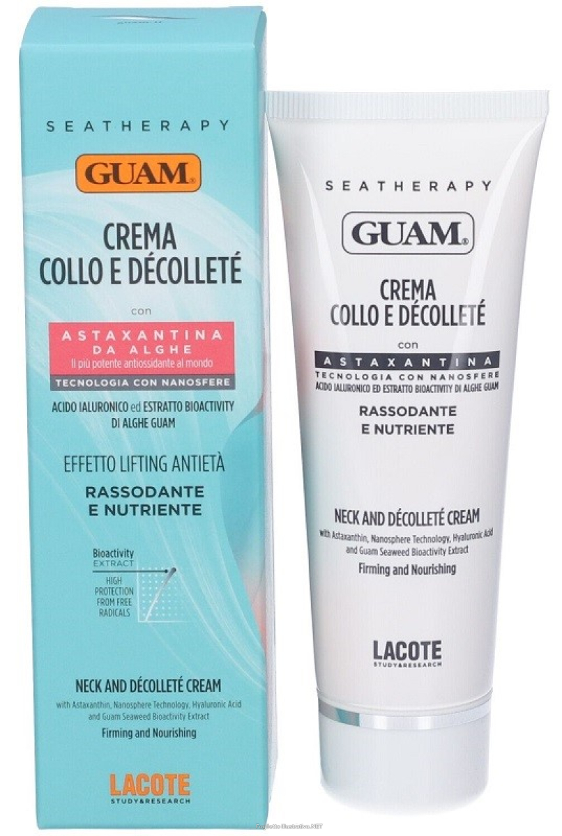 Acquista Online guam seatherapy crema collo e décolleté rassodante effetto lifting anti età 75ml e Cerca il miglior prezzo