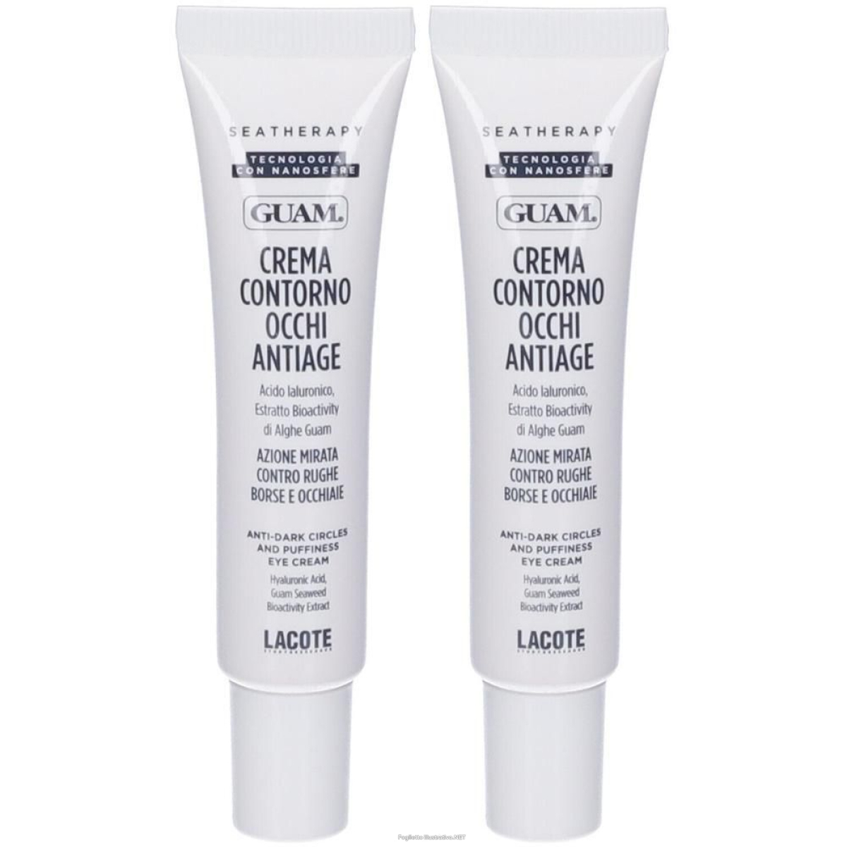 Acquista Online guam® seatherapy crema contorno occhi antiage 2x15 ml e Cerca il miglior prezzo