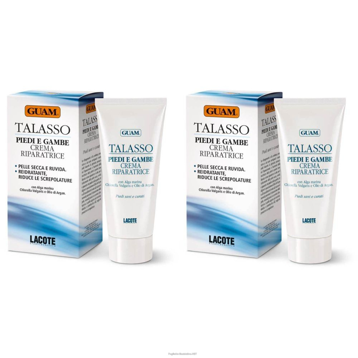 Acquista Online guam® talasso podos crema riparatrice piedi set da 2 2x100 ml e Cerca il miglior prezzo