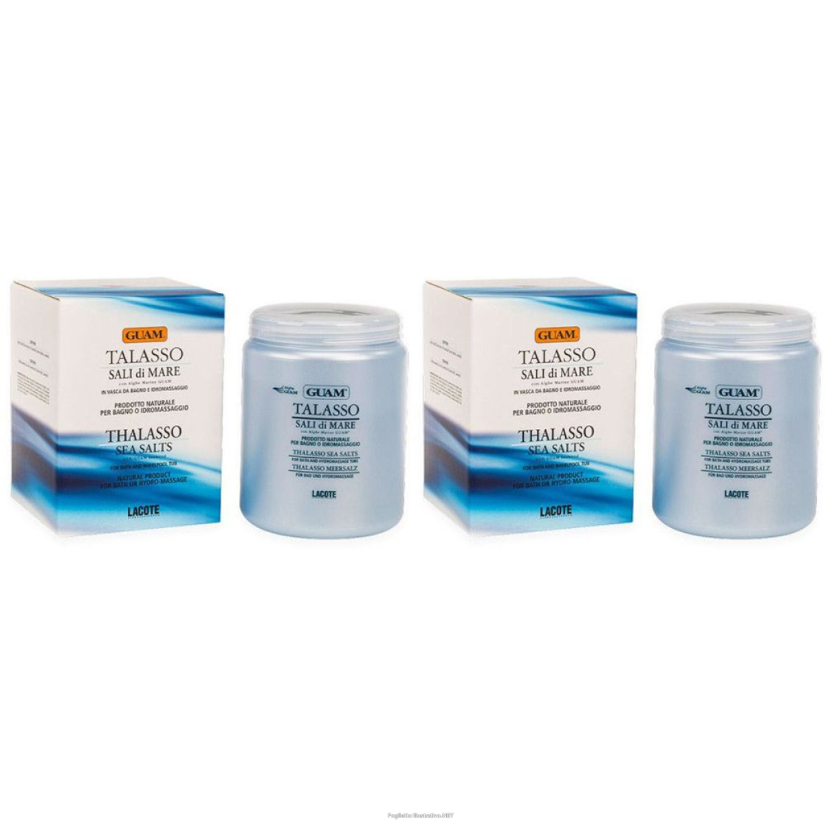 Acquista Online guam® talasso sali di mar set da 2 2x1000 g additivo per il bagno e Cerca il miglior prezzo