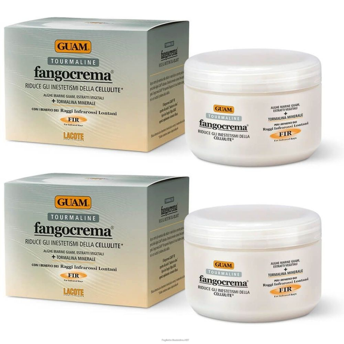 Acquista Online guam® tourmaline fangocrema fir set da 2 2x300 g crema e Cerca il miglior prezzo