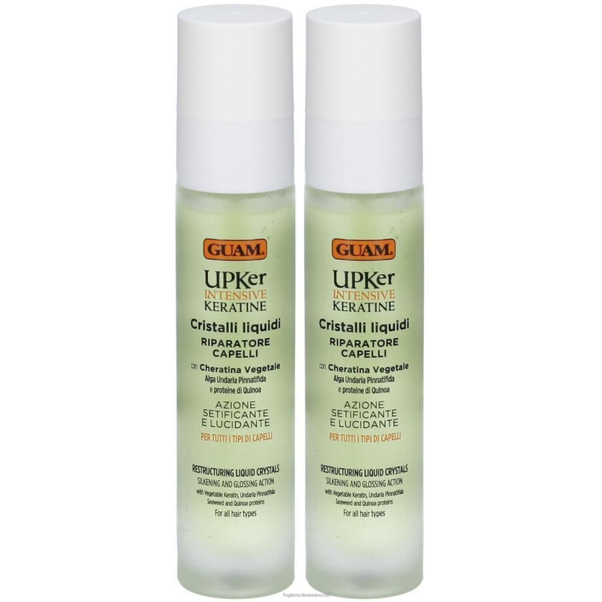 Acquista Online guam upker intensive keratine gocce cristalli liquidi 2x50 ml e Cerca il miglior prezzo