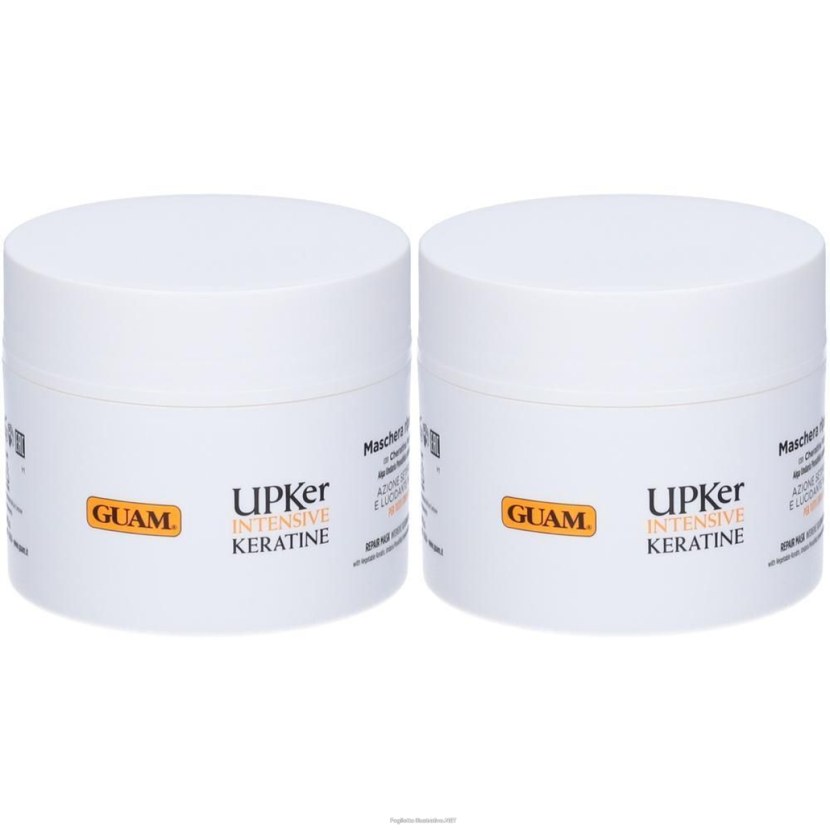 Acquista Online guam® upker intensive keratine maschera riparatrice 2x200 ml e Cerca il miglior prezzo